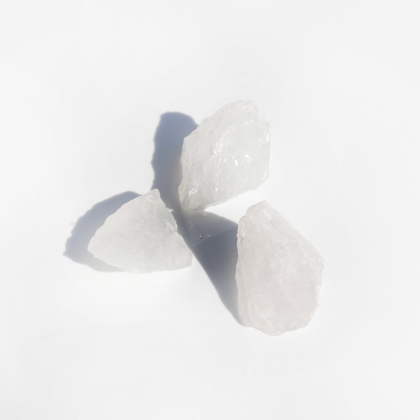 Clear Crystal Rough Stone 5.5 to 6.5cm