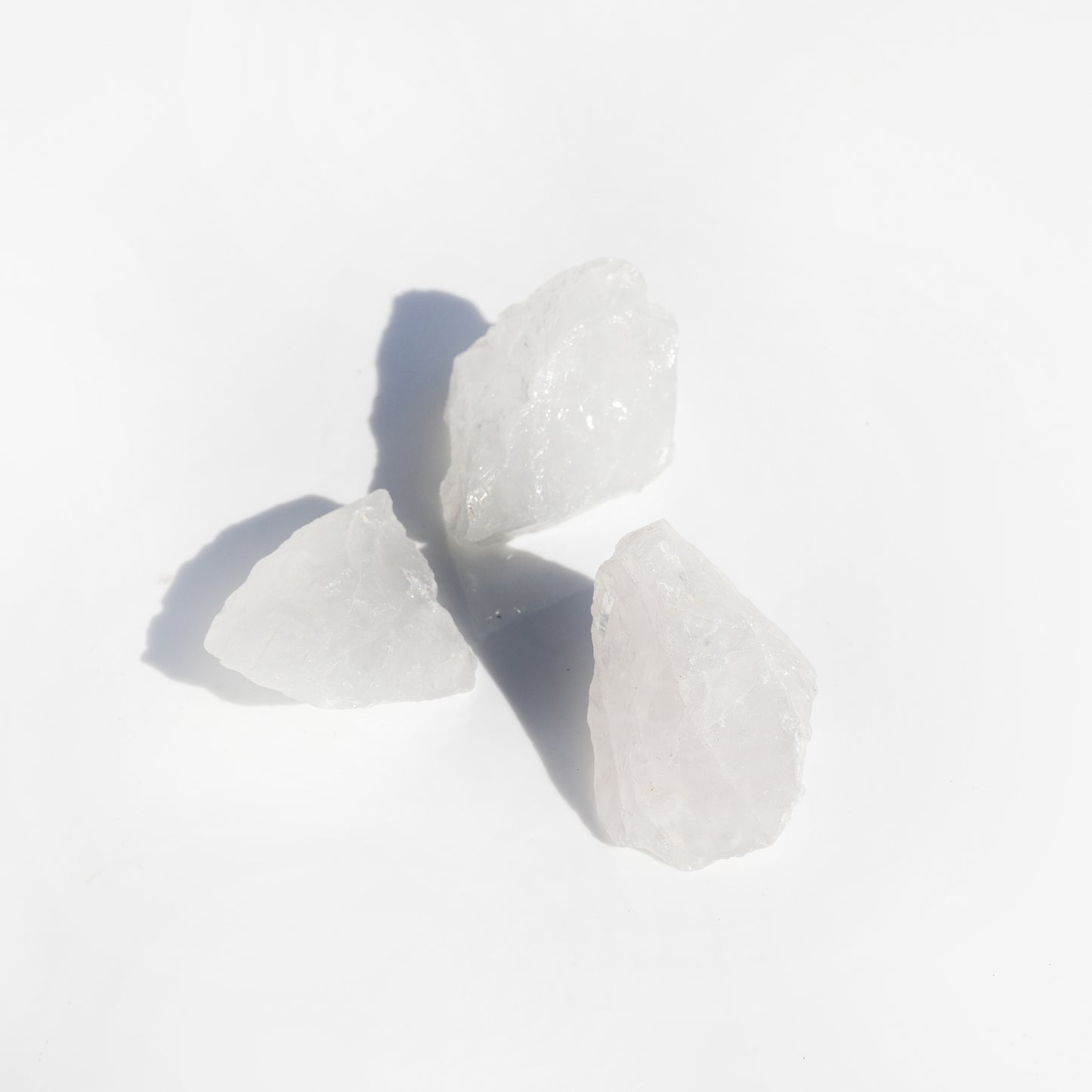 Clear Crystal Rough Stone 5.5 to 6.5cm
